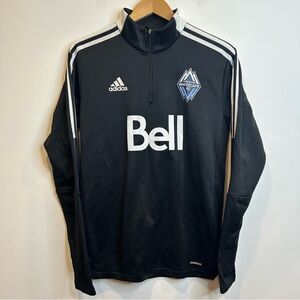 Vancouver Whitecaps FC adidas Tiro AEROREADY Quarter-Zip Training Jacket Black